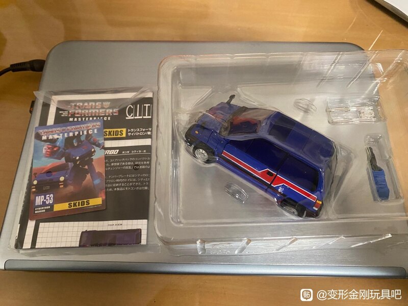 Transformers Masterpiece MP 53 Skids Packaging & Figure In Hand Image  (3 of 20)